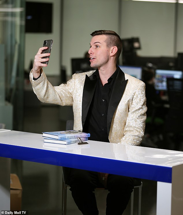 Celebrity psychic: On Meet the Frasers, which debuted in January, viewers get an up close and personal look at Matt's life as a psychic medium, with his eccentric family and pageant queen girlfriend Alexa